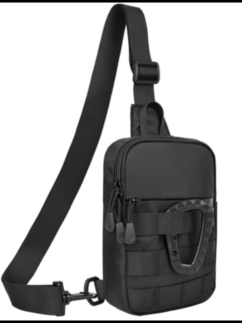 Mini Sling Bag Waterproof Utility EDC Crossbody Chest Bag for Travel Work Sport